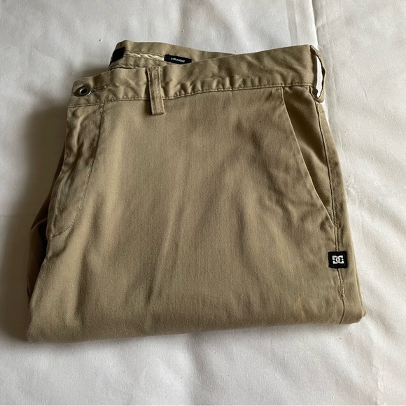 Men’s DC Casual Khaki Straight Pants Size 38 - Picture 14 of 15